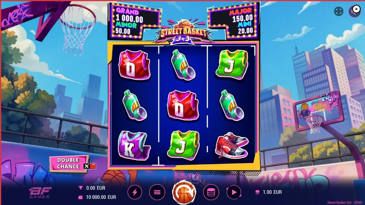 Street Basket 3x3 slot game urban basketball theme